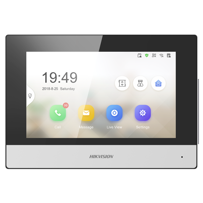 DS-KH6320-WTE2 – Écran Vidéophone IP 2 Fils 7", WiFi, Tactile, Accès App Mobile 📱🏠