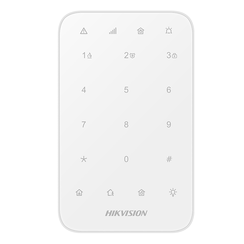 DS-PK1-E-WB – Clavier sans fil pour système d’alarme Hikvision AX PRO 🔐