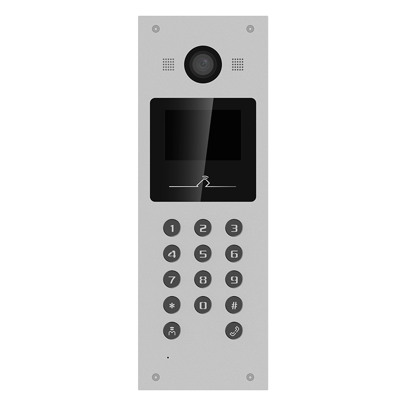 DS-KD3003-E6 – Station porte pour immeuble 500 appartements, Écran LCD & Déverrouillage par code 🏢🔑