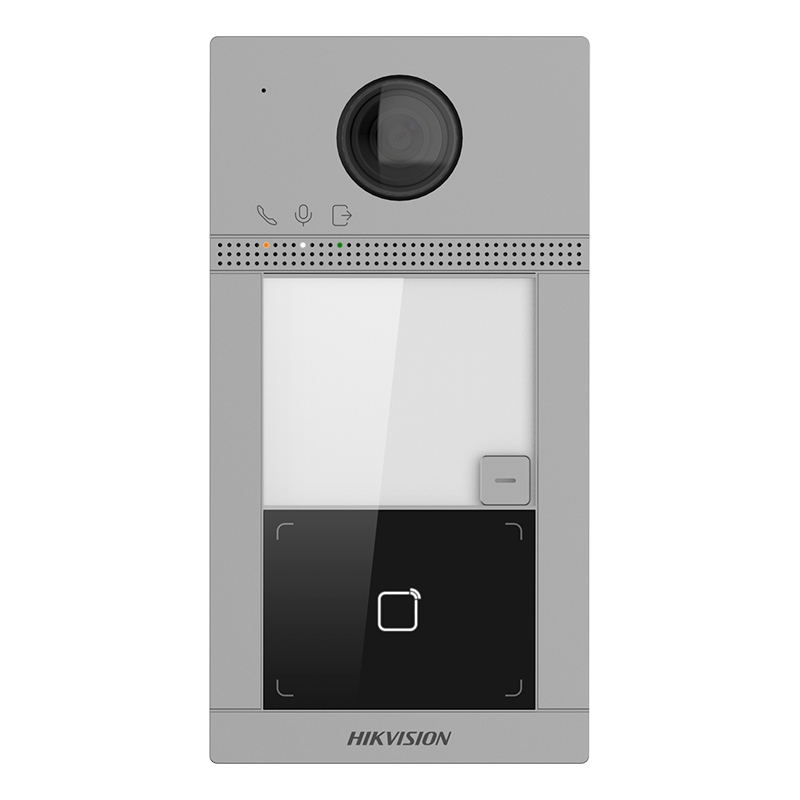 DS-KV8113-WME1 – Station porte villa, Lecteur de carte MF, Anti-vandal IK08, Wi-Fi & PoE 🏠🔑
