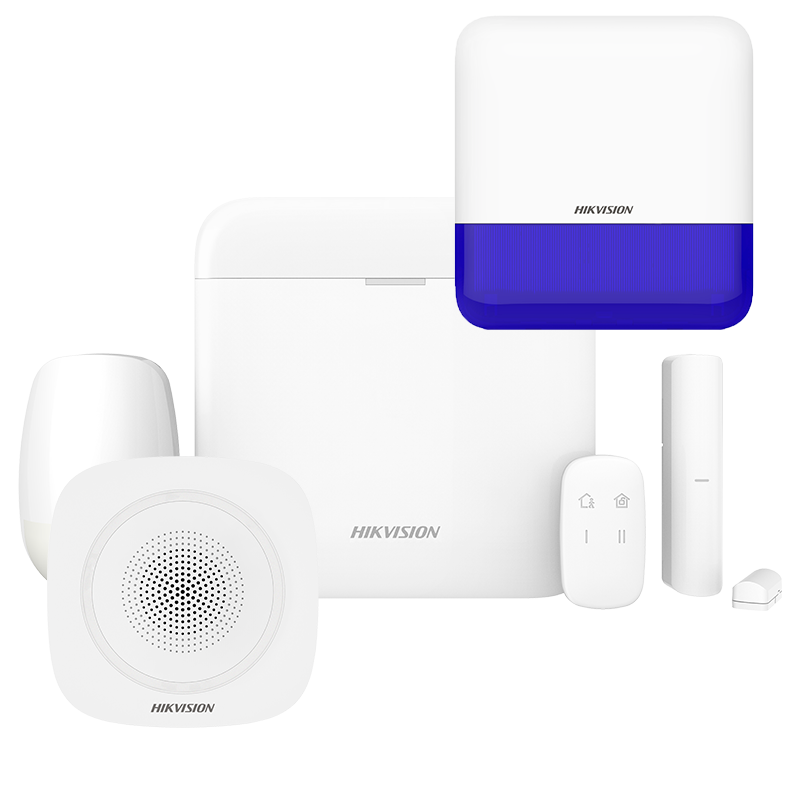 DS-PWA64-Kit-WB + DS-PS1-E-WB + DS-PS1-I-WB – Kit Alarme Sans Fil Complet avec Sirènes Intérieure & Extérieure 🚨🛡️